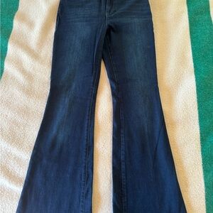 Frame Denim Dark Blue Le high Flare Jeans